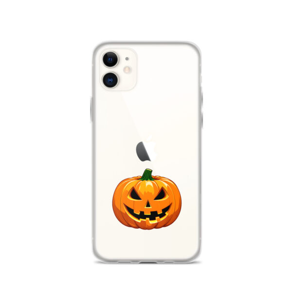Spooky Pumpkin Clear Case for iPhone® - Image 6
