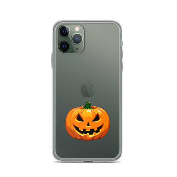 Spooky Pumpkin Clear Case for iPhone® - Image 4