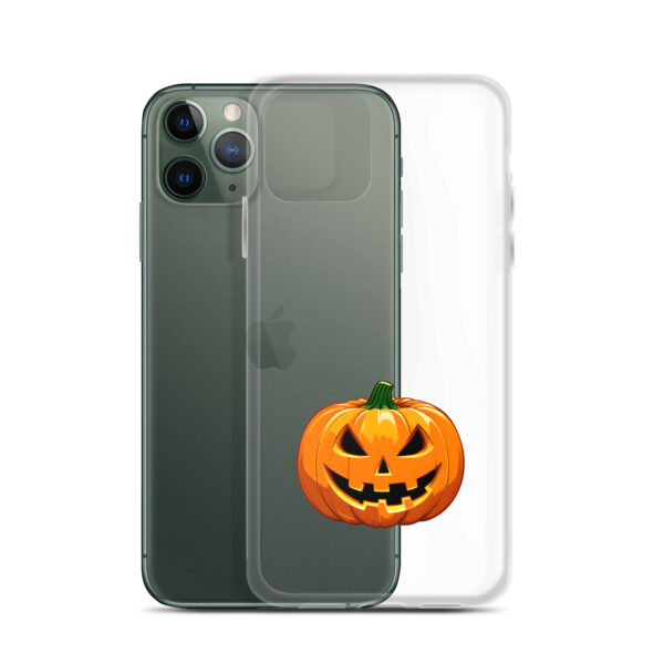Spooky Pumpkin Clear Case for iPhone® - Image 5