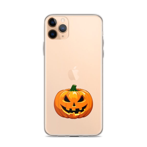 Spooky Pumpkin Clear Case for iPhone® - Image 2