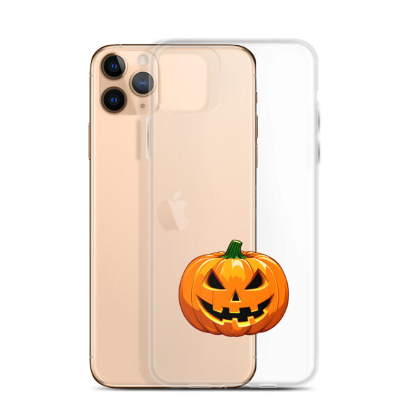 Spooky Pumpkin Clear Case for iPhone® - Image 3