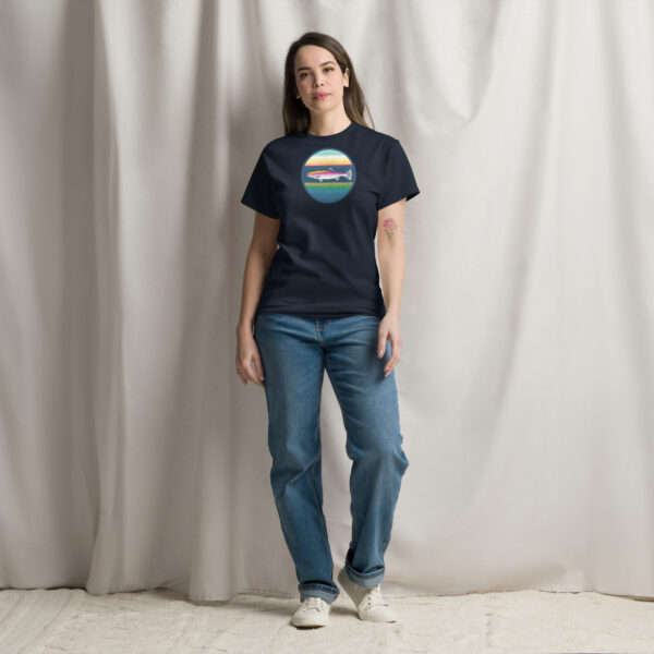 Rainbow Trout 1 Unisex classic tee - Image 3