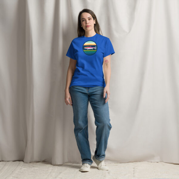 Rainbow Trout 1 Unisex classic tee - Image 7
