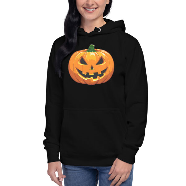 Spooky Pumpkin Unisex Hoodie - Image 2