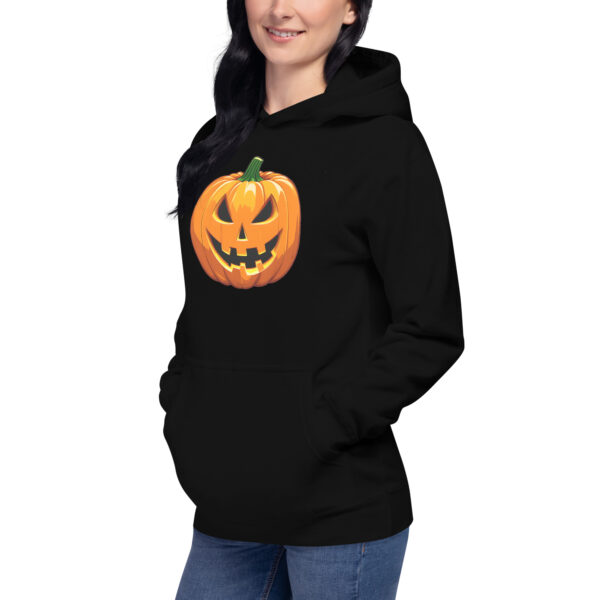 Spooky Pumpkin Unisex Hoodie - Image 5