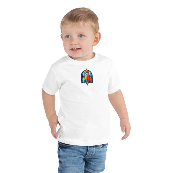 Rocketship 2 - Toddler Short Sleeve Tee - Image 4
