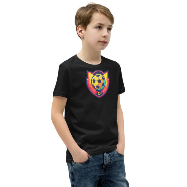 Soccer Ball 2 - Youth Short Sleeve T-Shirt - Image 3